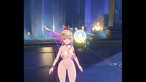 Yoimiya from Genshin Impact Gets Naughty in Hentai Game Mod