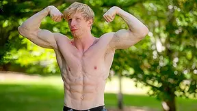 Jesses Big Workout Ends with Hot Blowjob Creamy Finish – CorbinFish