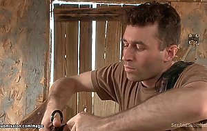 War reporter and prisoner bound fucked