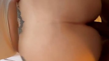 Big booty blonde MILF Mz Dani gets fucked by BBC