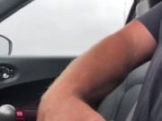 Driving on the Highway all alone, almost 10 minutes of Edging myself for later on if I get lucky