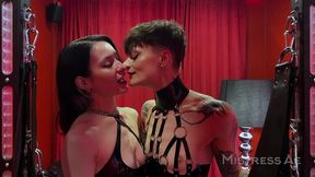 fangs out 1: red room cock biting pov with mistress ae & miss flora