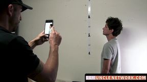 SayUncleNetwork.com - Twink visitor rides officer's bare cock hard to earn his fre