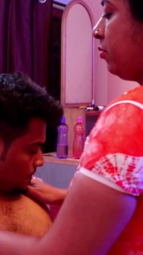 Big boobs tuition teacher taught her student how to do sex