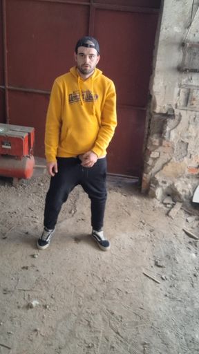 Masturbating in an Abandoned Factory Outdoors and Inside Halls