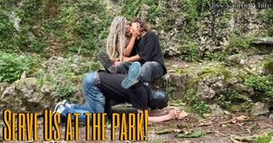 Serve us at the park!