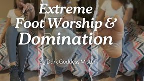 Extreme Foot Domination and Worship Femdom POV