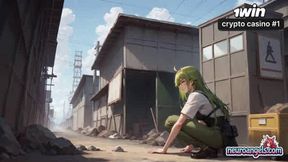 Green Hair MILF Milk Squirting Police Gangbang