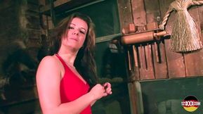 Amazing German Brunette Showing Some Breathtaking Moves