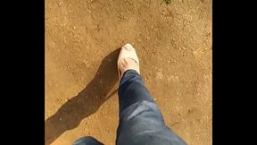 Andei de peeptoe em publico