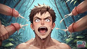 Jungle Mind Break: Multiple Penises Drenching Me!