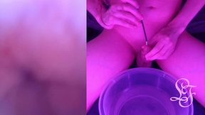 inflating and fucking my dick with endoscope - full video