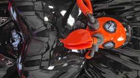 Since 8 AM in My Rubber Prison: A wonderful Rubber Day!