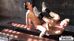 SOUTHERNSTROKES Alpan Stone Gets An After Class Fuck Session