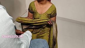 Two months' delay pays horny&#x1F975; landlord's debt with Komal's eager booty