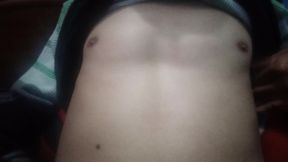 Pressing Boobs nipple play