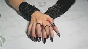 Black Nails Tapping ASMR