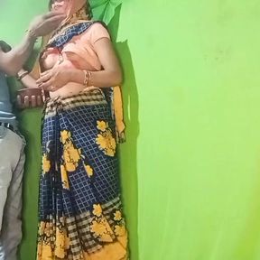 Special Desi village Indian new marriage first time Holi devar aur bhabhi saree removing finger and doggy style hindi au