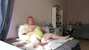 Brawny Mum In Law with Gigantic Tits & Furry Pussy&#x270C;