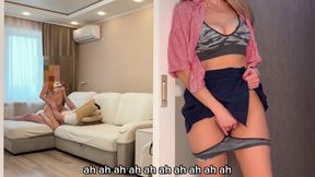 My Stepmom Watches Me Cum in My Girlfriend's Mouth and Brazenly Fucks Me Then