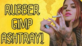 Rubber Gimp Ashtray! Ft Miss Roper - 4K