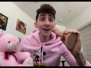 Cute Disney Cartoon Boy Sucks on a Dildo