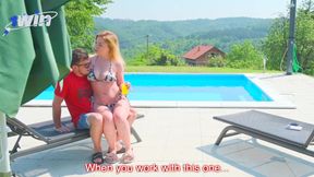 Cheating redhead housesitter breaks the rules for some XXX joy - greatest porn!