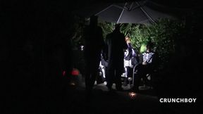 Cam at nigth outdoor duringhalloween night