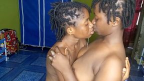 Happy Black Teen Lesbians