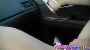 Lucy Tyler in Some car fun - CrazyCollegeGFs