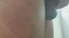 jerk and cum naked at public parking lot