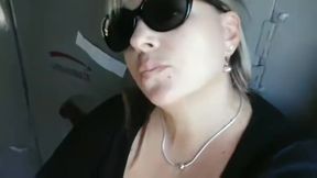 Smoking In Train. Bbw Stepmommy Show Naked Boobs Public