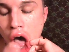 Guys eating cum compilation