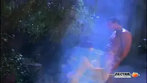 Japanese cousin's naughty tryst in the garden