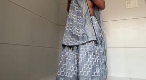 Wear saree and do fun