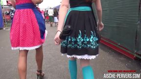 Aische Pervers - Pornocasting Auf Dem Oktoberfest Mit Franzi - Public Blasen Mit Spermawalk