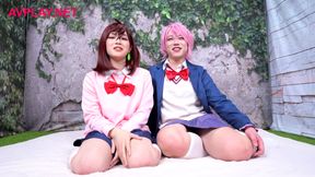Momo and Aira Cosplay