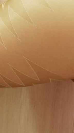 PANTYHOSE fetish FemDom dirty talk, cuckold and CEI sexy Point of View POV video Squirt masturbation   Clip 3