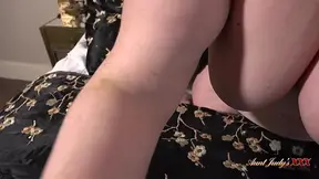 Aunt Judy's XXX - Your Busty BBW Landlady Megan Catches You Watching Her Masturbate (POV)