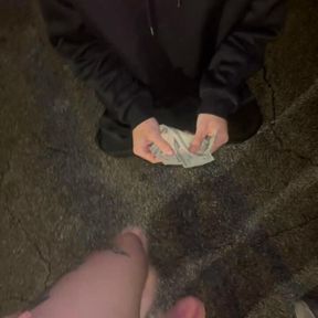 Pt 1 - DOUBLE DOMME - short white loser gets his balls kicked