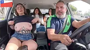 Model Infinitha Hitchhiked In Santiago, Chile And Sucked On The Town Streets