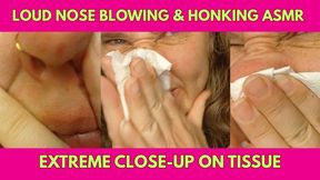 Loud Nose Blowing & Honking ASMR