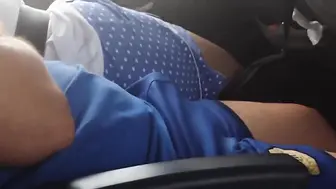 Daddy's Big Cock Bulge on the Bus