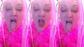 try to cum on my tongue try to time it and hit my tongue with your cummies