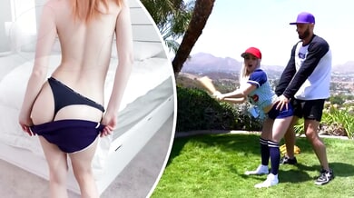 Hazel Paige joins intense nurse cosplay encounter with multiple partners