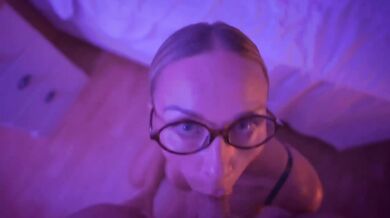 Ukrainian Step Mom dreams big tits giggle and rub cock