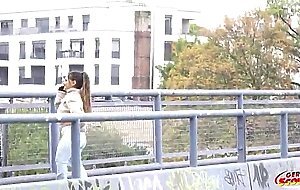 German scout - small latina midget munequita enfadada talk to big dick casting fuck in berlin