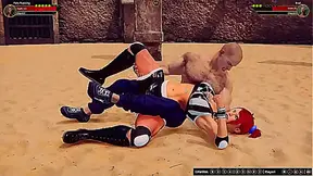 Polly Plaything VS Brad (Naked Fighter 3D)