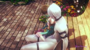 Zelda Yaoi Femboy - Link Handjob (uncensored)