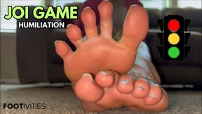 JOI GAME Red Light Green Light Foot Humiliation Feet Fetish Ivys Feet Footivities